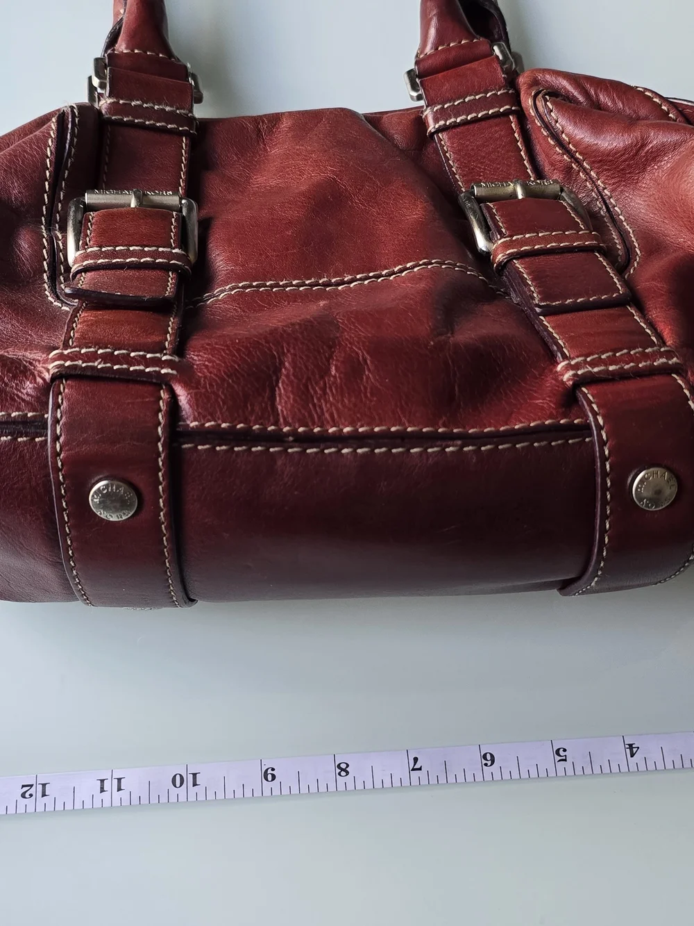 Vintage Michael Kors Brooksville Leather Satchel Purse